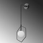Opviq Geometri - 11105 Lámpara de pared ajustable blanco y negro